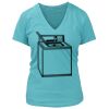 Women's Premium Deep V-Neck T-Shirt Thumbnail