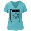 Women's Premium Deep V-Neck T-Shirt Thumbnail