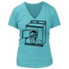 Women's Premium Deep V-Neck T-Shirt Thumbnail