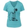 Women's Premium Deep V-Neck T-Shirt Thumbnail