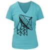 Women's Premium Deep V-Neck T-Shirt Thumbnail