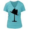 Women's Premium Deep V-Neck T-Shirt Thumbnail