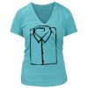 Women's Premium Deep V-Neck T-Shirt Thumbnail