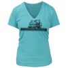 Women's Premium Deep V-Neck T-Shirt Thumbnail