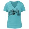Women's Premium Deep V-Neck T-Shirt Thumbnail
