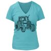 Women's Premium Deep V-Neck T-Shirt Thumbnail