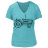 Women's Premium Deep V-Neck T-Shirt Thumbnail