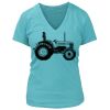 Women's Premium Deep V-Neck T-Shirt Thumbnail