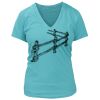 Women's Premium Deep V-Neck T-Shirt Thumbnail