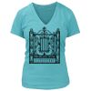 Women's Premium Deep V-Neck T-Shirt Thumbnail