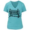 Women's Premium Deep V-Neck T-Shirt Thumbnail