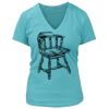 Women's Premium Deep V-Neck T-Shirt Thumbnail