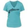 Women's Premium Deep V-Neck T-Shirt Thumbnail