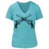 Women's Premium Deep V-Neck T-Shirt Thumbnail