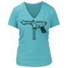 Women's Premium Deep V-Neck T-Shirt Thumbnail