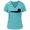 Women's Premium Deep V-Neck T-Shirt Thumbnail