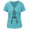 Women's Premium Deep V-Neck T-Shirt Thumbnail