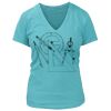 Women's Premium Deep V-Neck T-Shirt Thumbnail