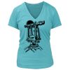 Women's Premium Deep V-Neck T-Shirt Thumbnail