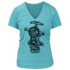 Women's Premium Deep V-Neck T-Shirt Thumbnail