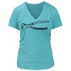 Women's Premium Deep V-Neck T-Shirt Thumbnail