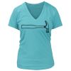 Women's Premium Deep V-Neck T-Shirt Thumbnail