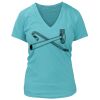 Women's Premium Deep V-Neck T-Shirt Thumbnail