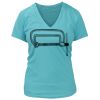 Women's Premium Deep V-Neck T-Shirt Thumbnail