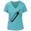 Women's Premium Deep V-Neck T-Shirt Thumbnail