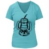 Women's Premium Deep V-Neck T-Shirt Thumbnail