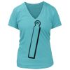 Women's Premium Deep V-Neck T-Shirt Thumbnail