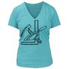 Women's Premium Deep V-Neck T-Shirt Thumbnail