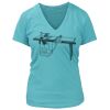 Women's Premium Deep V-Neck T-Shirt Thumbnail