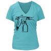 Women's Premium Deep V-Neck T-Shirt Thumbnail