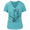 Women's Premium Deep V-Neck T-Shirt Thumbnail