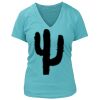 Women's Premium Deep V-Neck T-Shirt Thumbnail