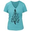 Women's Premium Deep V-Neck T-Shirt Thumbnail