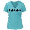 Women's Premium Deep V-Neck T-Shirt Thumbnail