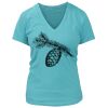 Women's Premium Deep V-Neck T-Shirt Thumbnail