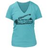 Women's Premium Deep V-Neck T-Shirt Thumbnail
