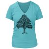 Women's Premium Deep V-Neck T-Shirt Thumbnail