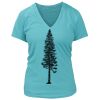 Women's Premium Deep V-Neck T-Shirt Thumbnail