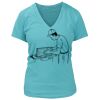 Women's Premium Deep V-Neck T-Shirt Thumbnail