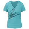 Women's Premium Deep V-Neck T-Shirt Thumbnail