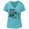 Women's Premium Deep V-Neck T-Shirt Thumbnail