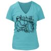 Women's Premium Deep V-Neck T-Shirt Thumbnail