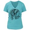 Women's Premium Deep V-Neck T-Shirt Thumbnail