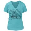 Women's Premium Deep V-Neck T-Shirt Thumbnail