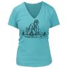 Women's Premium Deep V-Neck T-Shirt Thumbnail