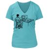 Women's Premium Deep V-Neck T-Shirt Thumbnail